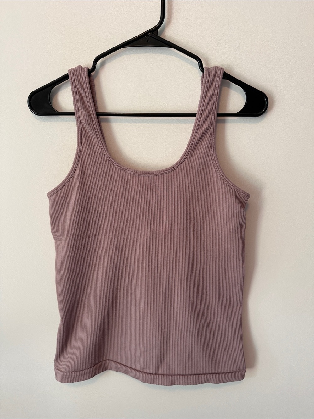 Athleta Ribbed Tank Top in Mauve